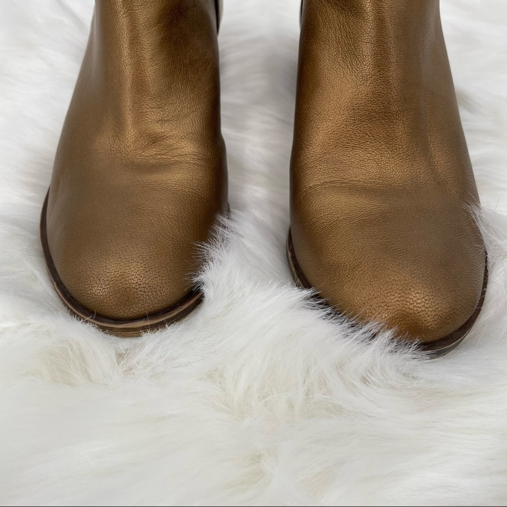 Lucky Brand Gold Belvva Ankle Boots - Picture 5 of 12